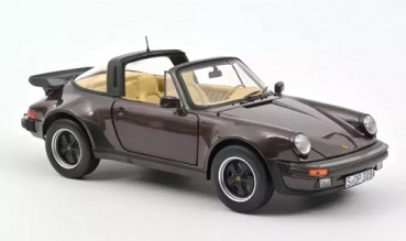 187665 Porsche 911 Turbo Targa 1987 Brown metallic 1:18